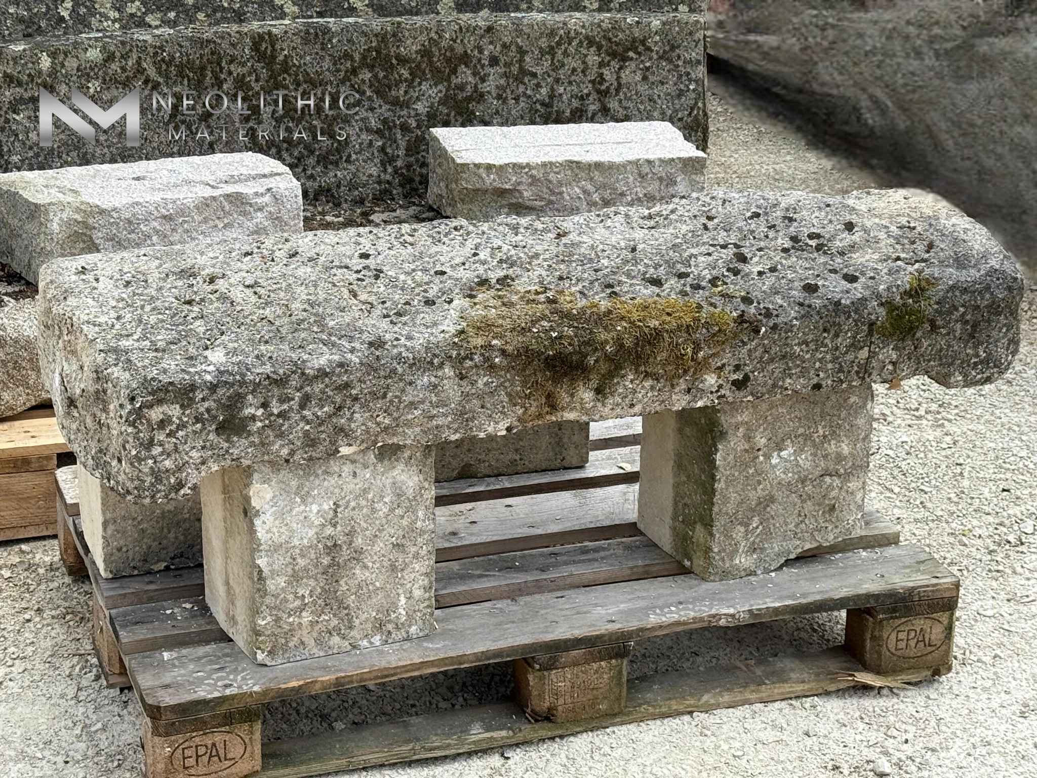French 19th Century Antique Limestone Bench - Image 6